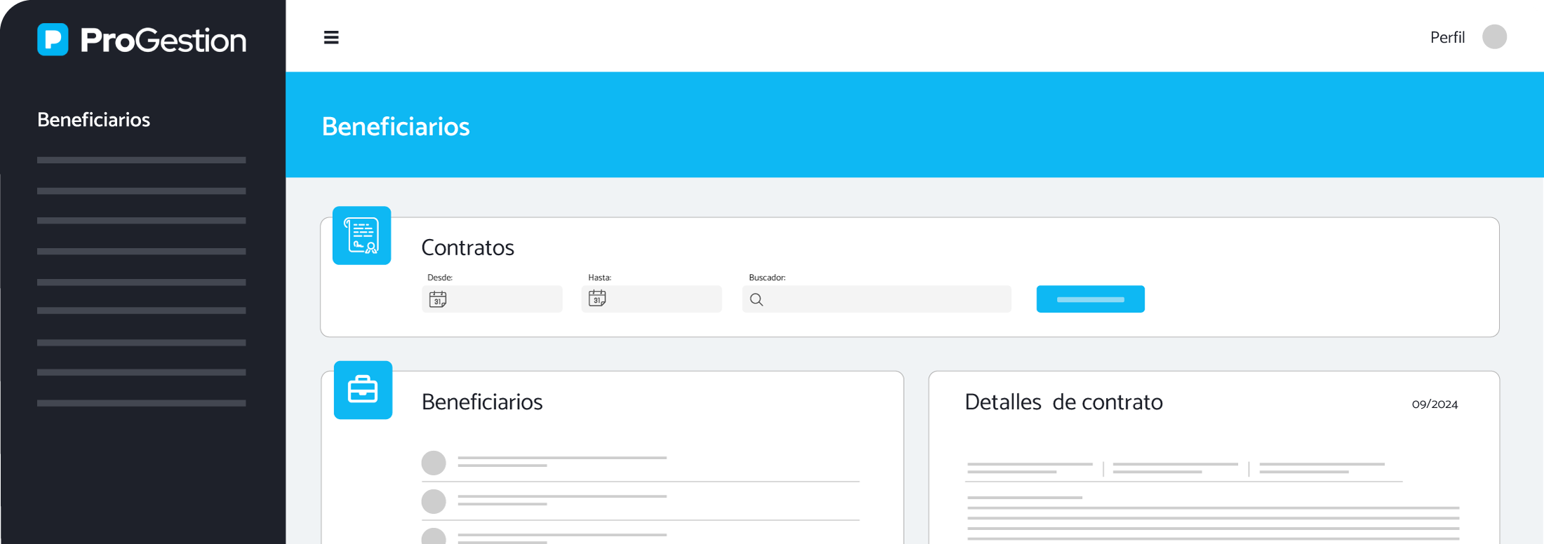 Gestione beneficiarios en sus contratos